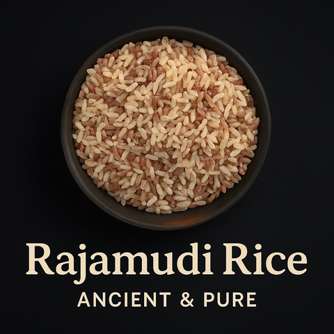 Dhātu (Dhatu) Organics Rajamudi Rice (Unpolished Traditional Variety)