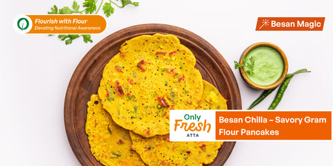 Besan Chilla Savory Gram Flour Pancakes