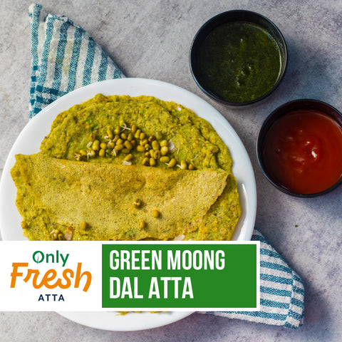 Only Fresh Green Moong Dal Atta