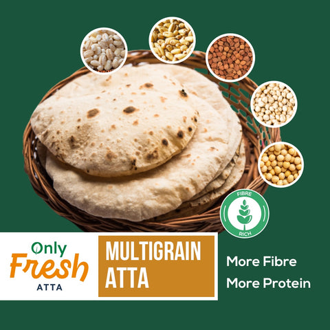 Only Fresh Whole Wheat Atta with Multigrains