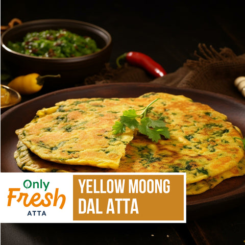 Only Fresh Yellow Moong Dal Atta Dhuli Moong